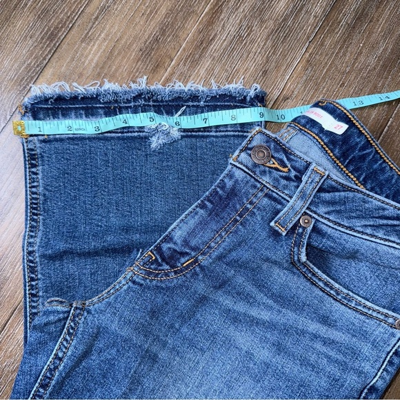 Levi’s Superlow Bootcut Blue Jeans Bootcut Medium Wash Y2K Lowrise - Picture 2 of 9